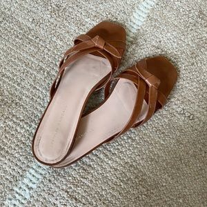 Loeffler Randall Eveline Sandal in Cognac 10